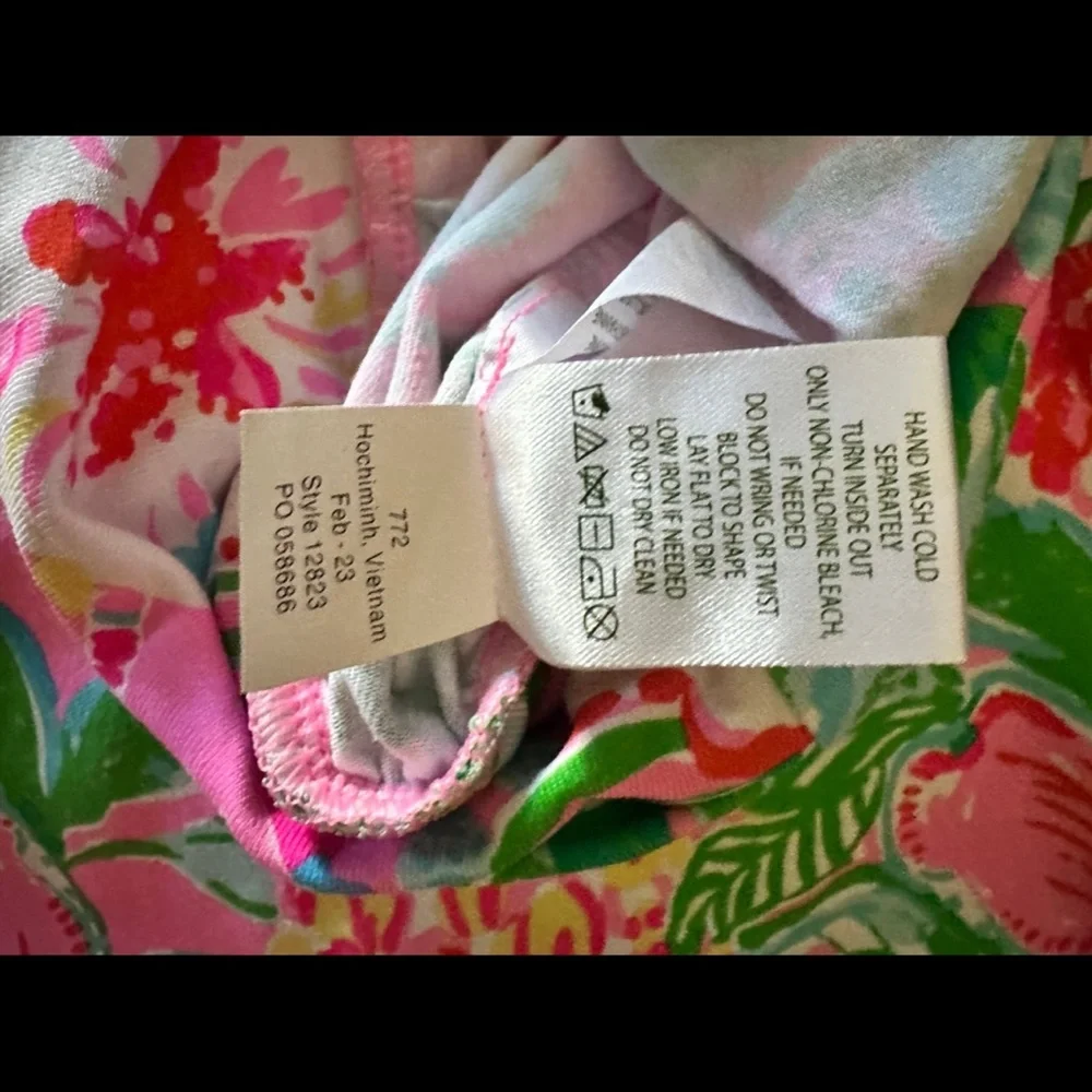 Lilly Pulitzer Pink and Green Floral Maxi Dress - Picture 5 of 8